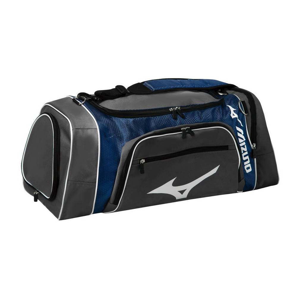 Mens Mizuno Lightning Duffle Bag Grey/Navy Philippines (VTCZWG125)